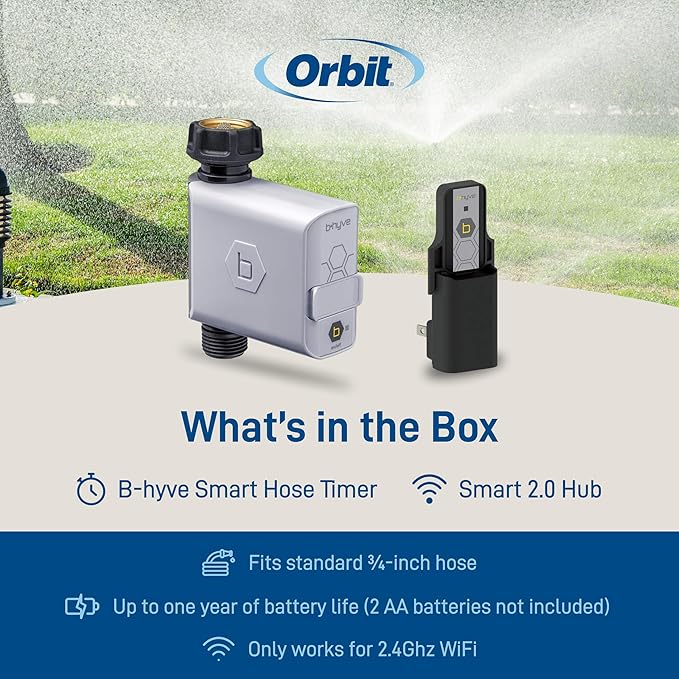 Orbit 21004 B-hyve Smart Hose Watering Timer with Wi-Fi Hub