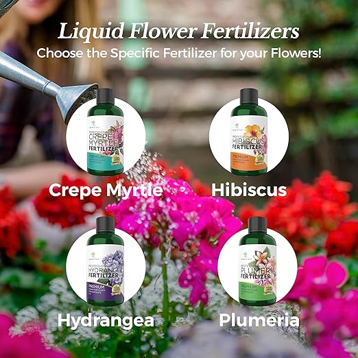 Leaves and Soul Hibiscus Professional Liquid Fertilizer - Complete 3-5-4 Nutrient Blend Concentrate for Enhanced Blooming & Growth - Perfect for Garden & Indoor Plants, New & Improved Blend - 8 oz