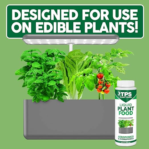 Liquid Plant Food for use in AeroGarden, IDOO and Hydroponic Growing Systems, Liquid Fertilizer 1 Gallon (128 oz)