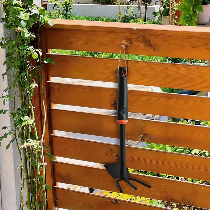 Hand Hoe, Mini Weeder Hoes for Gardening Digging Tool Two Head Hoe Manual Weeders Digging Tools Double Hoe Cultivator for Yard and Garden