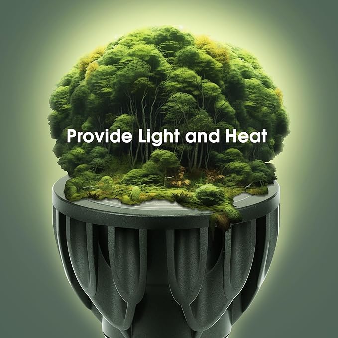 Briignite Grow Light Bulbs, 10W Plant Light Bulb, 150W Equivalent, High PPFD, PAR20 Full Spectrum Grow Bulb, E26 Base, LED Grow Lights for Indoor Plants, Seed Starting, 1 Pack