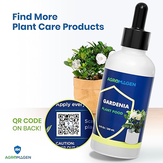 AgroMagen Plant Food with Essential Nutrients & Chelated Micronutrients, Liquid Fertilizer (4 fl.oz.) (Gardenia)