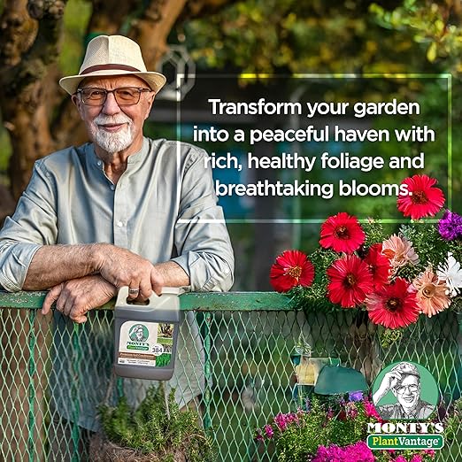 Monty’s Premium Liquid Soil Conditioner – Liquid Aeration Soil Conditioner with Humic Acid for All Soil Types, Increases Moisture & Nutrient Retention, Enhances Health & Microbial Activity – 32 oz