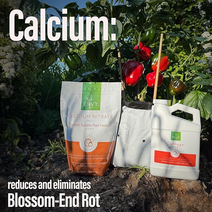 ENVY CalMag+ Fe (4-0-0) Professional Grade Calcium, Magnesium and Iron Liquid Plant Food | Superior Calcium Source (No Calcium Chloride) (4X Gallon)