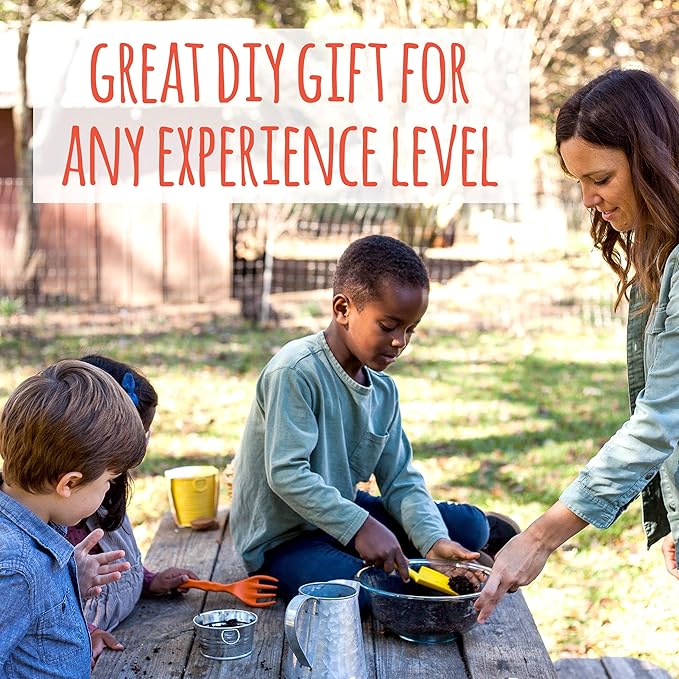 BUZZY Organic Windowsill Grow Kit | Pizza Night: Tomato and Basil | Best Gardening Gifts, Favors, Parties, Events, Unique, and Fun | Growth Guaranteed