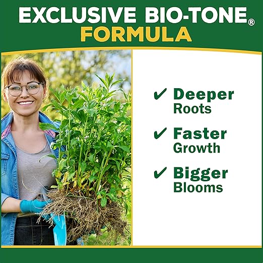 Espoma Organic Flower-Tone 3-4-5 Natural & Organic Plant Food; 4 lb. Bag; Organic Fertilizer for Flowers, Annuals, Perennials & Hanging Baskets. Blossom Booster -Pack of 3