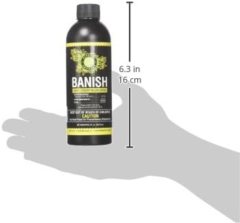 Banish All Natural Fungicide Downey & Powdery Mildew 8oz Concentrate Makes 60 Gallons Control Proprietary Mixture of Powerful Natural Geraniol