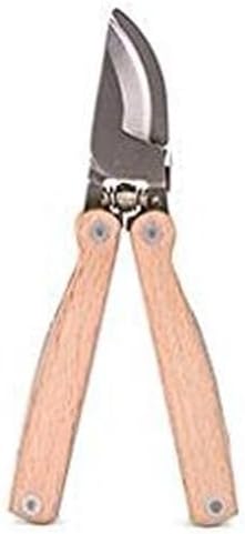 Kikkerland Beechwood Pocket Garden Plant Pruner Multi Tool, Beige