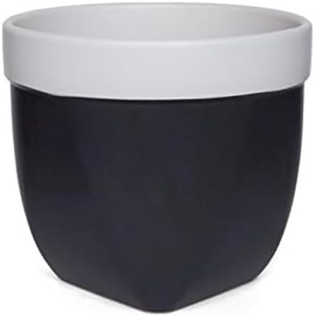 Hosley Grower Versa Pot - Your Choice of Color and Size. Ideal for Weddings Party Home Decor Office Spa K9 (6.5", Black)