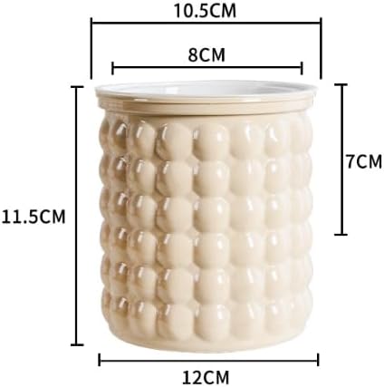 2PCS Self Watering Planters 4.7 Inch Self Watering Pots for Indoor Plants, African Violet Pots with Wick Rope, Flowers, Succulents, Herb, House Plants (Cream)
