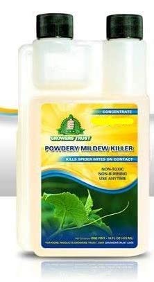 Growers Trust Powdery Mildew Killer Non-Toxic, Biodegradable - Natural Fungicide - (Solution Makes 20 Gallon RTU )
