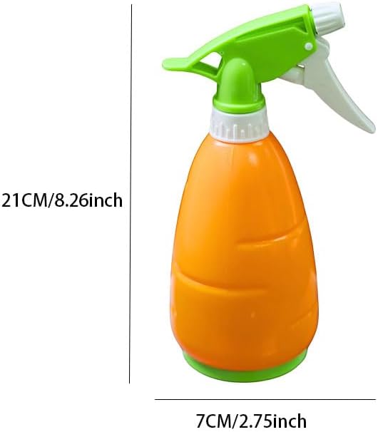 450ml Spray Bottle, Fine Mist Water Sprayer for Plants, Leak Proof BPA-Free Plastic Spray Bottles for Hair, Cleaning, Gardening, Misting Indoor Plants & Pet Grooming
