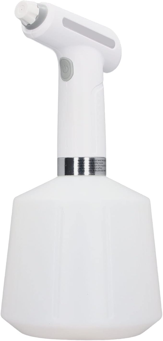 Electric Plant Spray Bottle, Electric Plant Waterproof Spray Bottle, Adjustable Volume Plant Sprayer(1.5L-Whhite)