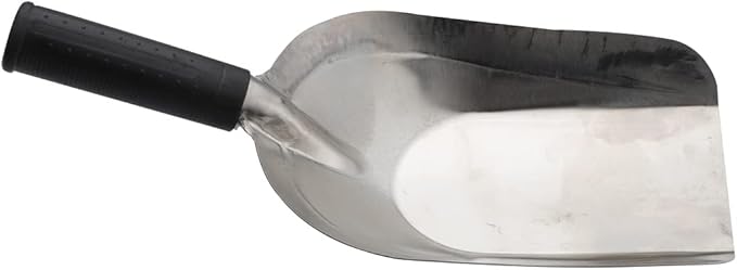 Garden Hand Shovel 11.8" x 4.5" Soil Scoop Stainless Steel Transplanter Trowel Bend Proof Garden Tools Loose Multi Function Shovel Coal Shovel for Transplanting Weeding Digging Planting