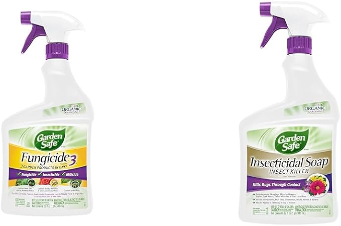Garden Safe 32 oz. Fungicide and 32 oz. Insecticidal Soap Ready-to-Use Sprays, 2 Count