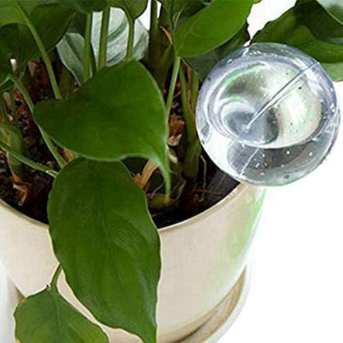 2 Pcs White Automatic Watering Device Globes Vacation Houseplant Pot Waterer Flower Water Watering Self-Watering Stakes Plant Container Accessories