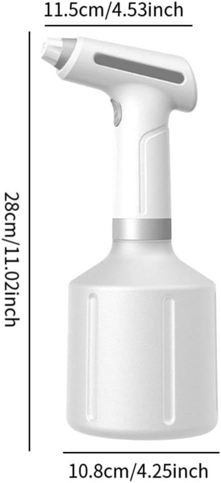 Electric Plant Spray Bottle Automatic Watering USB Garden Tool, 900ML White