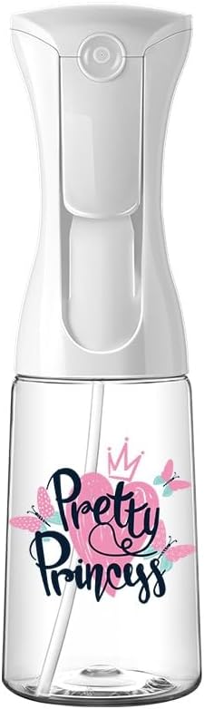 Mistifi Continuous Ultra Fine Mist Spray Bottle (1Pc 200ml, Pretty Princess)