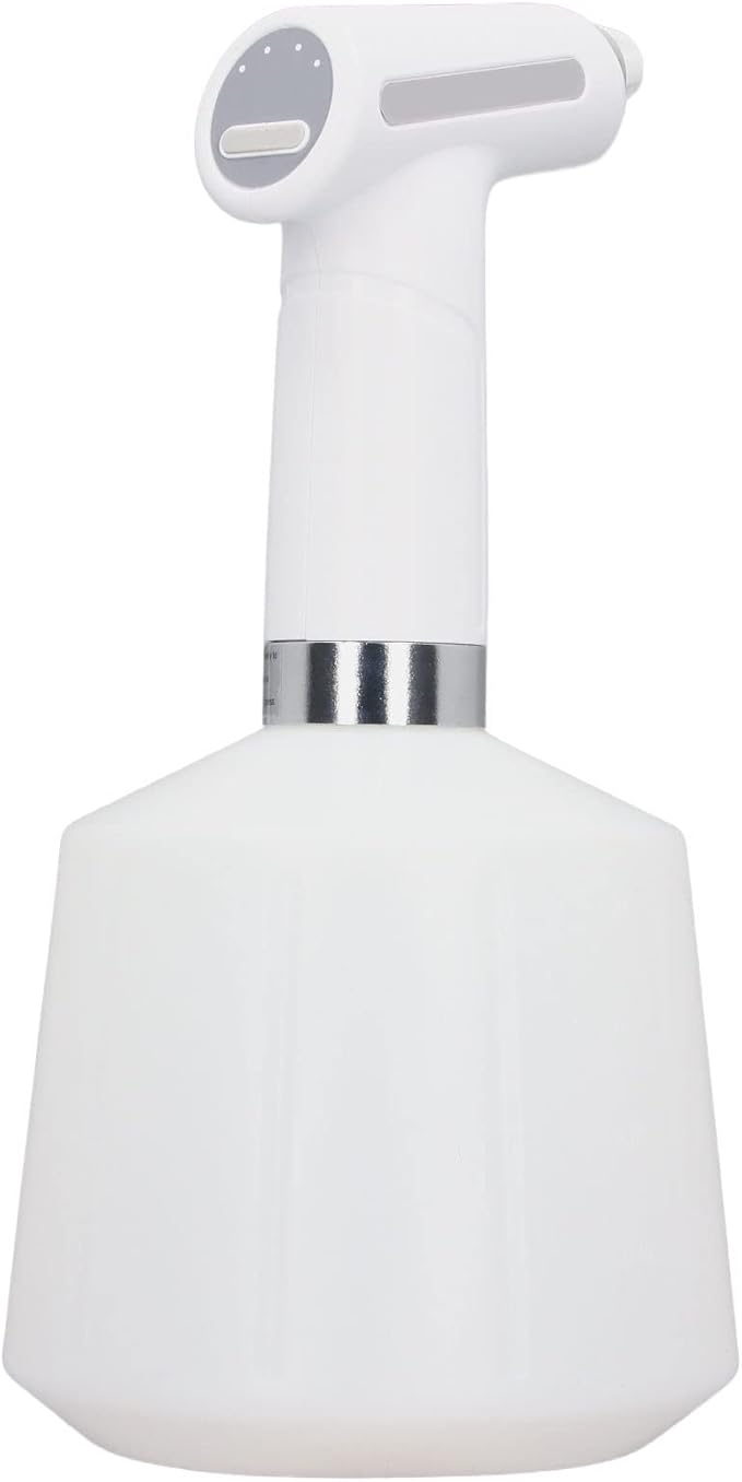 Electric Plant Spray Bottle, Electric Plant Waterproof Spray Bottle, Adjustable Volume Plant Sprayer(1.5L-Whhite)