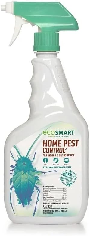 EcoSmart Natural, Plant-Based Indoor/Outdoor Home Pest Control, 24 Ounce Ready-to-Spray Bottle