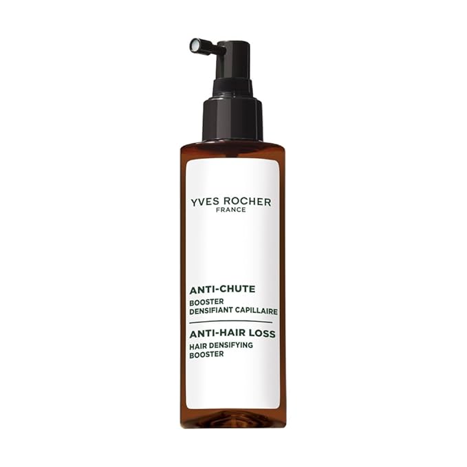 Yves Rocher Hair Growth & Strengthening Booster Root Spray Intensive Nourishment for Scalp Anti Hair Loss – 195 ml / 6.5 fl oz