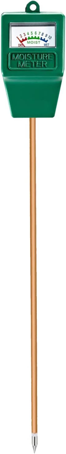 Soil Moisture Meter,Long Probe Plant Hygrometer Moisture Sensor Plant Water Monitor for Potted Plants,Garden,Farm, Lawn(No Battery Needed)