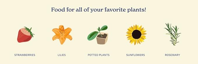 True Organic All Purpose Plant Food – Organic Fertilizer for Fruits, Vegetables, Flowers, and Herbs – 25lb Bag Covers 544 sq. ft.