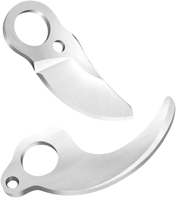 Toddmomy 2 Pcs Electric Pruning Shear Blades, SK5 Cordless Pruner Cutting Blades, Replaceable Gardening Tool for Branches and Bushes