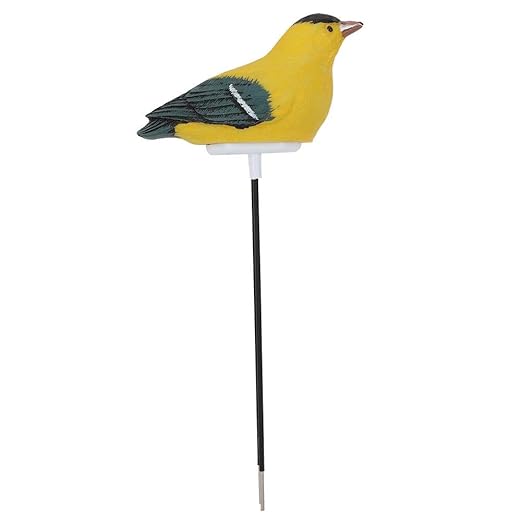 Soil Sensor - Meter - Hygrometer - Plant Water Monitor - Singing Alarm Function - Planting Enthusiasts - for Indoor & Outdoor Garden(Battery Included)(Yellow)
