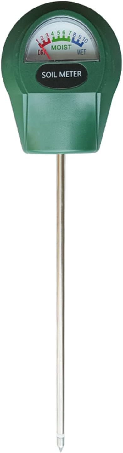 Soil Meter Single Metal Probe ABS Green Environmental Protections Plantation Flower Grass Water Soil Detector