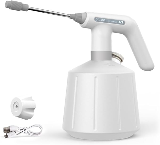 Electric Plant Mister Sprayer, Large Capacity Rechargeable for Indoor & Garden, Battery Powered with Adjustable Nozzle & Fine Mist Spray