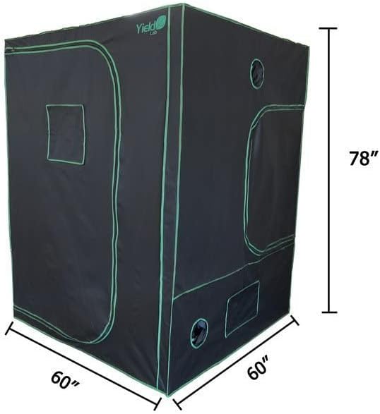 60x60x78 Reflective Indoor Grow Tent 4x4 - Mylar Grow Tent - for Indoor Grow Room - Hydroponics Growing Tent - Grow Tents