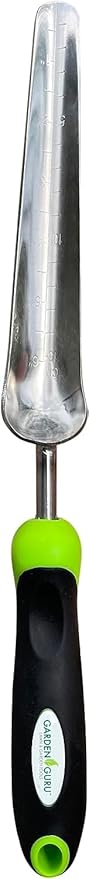 Garden Guru Seed Planting Shovel Trowel Transplanter Widger – Stainless Steel – Rust Resistant - Ergonomic Handle – Hand Dibber Seedling Bulb Planter Tool for Planting Transplanting - 1 Case (60 Pcs)
