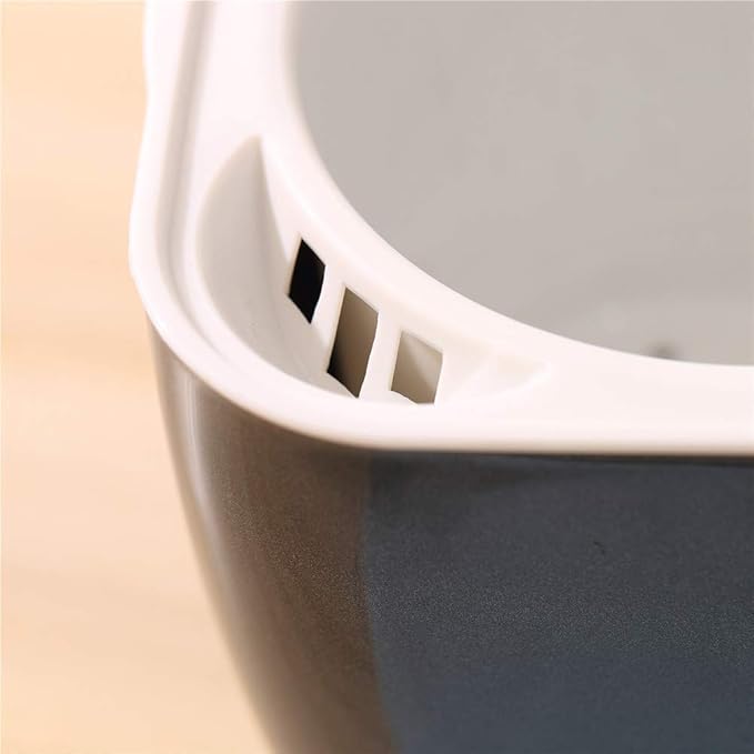 FENGZHITAO Self-Watering Planter, Plastic Automatic-Watering Planter Flower Pot Square-Plant-Pot for All Plants, Succulents, Herb, African Violets, Flowers (Colourful 004)