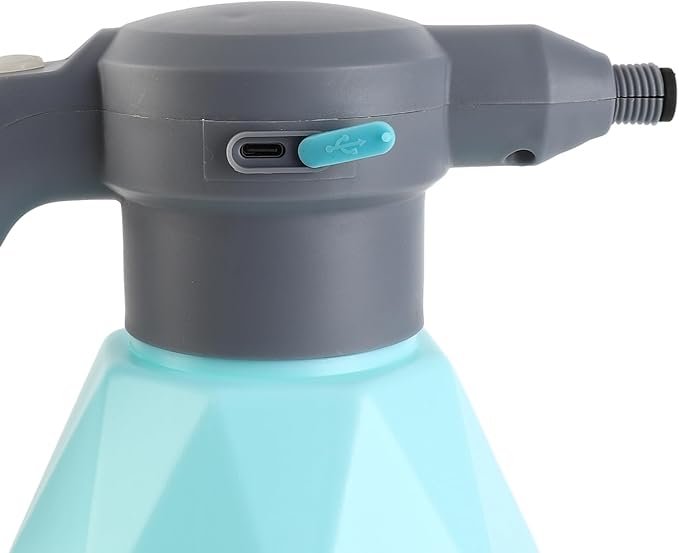 Yosoo 2L Electric Plant Spray Bottle, USB Rechargeable Garden Sprayer with Adjustable Spout and One Button Operation, for Indoor Outdoor House Flower Grass Watering (Type 1)