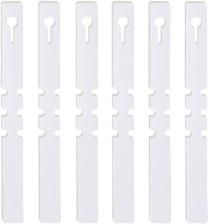 KINJOEK 600 PCS White Plant Labels, PVC Plant Tags for Garden Adjustable Plant Tags