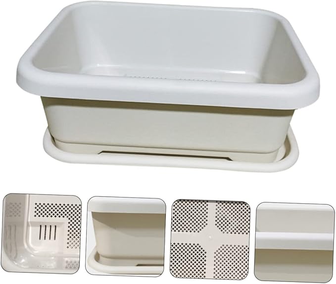 SUPVOX 1pc Vegetable Planter Container Plastic Growing Pot for Use Simple Design Drainage Mesh for Optimal Water Control for Garden and Patio Decor