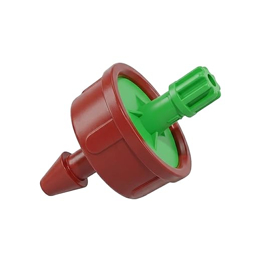 0.25 GPH Pressure Compensating Drippers for Garden System: Self-Cleaning Constant Flow Drippers for 1/4 Inch Drip Irrigation Tubing - Drip Irrigation Emitters for Drip Irrigation System Users (30pcs)