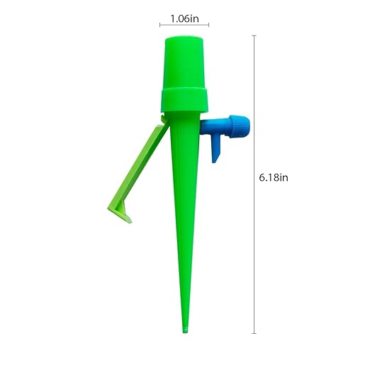 10pcs Automatic Watering Spikes, Adjustable Plant Watering Device, Automatic Flower Waterer for Potted Plants with Adjustable Water Flow, Watering Spikes, drip Irrigation System, dripper