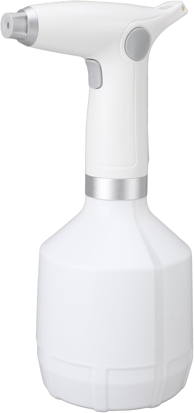 Acouto Electric Spray Bottle, USB Rechargeable Multifunctional with Nozzle Electric Plant Sprayer for Indoor Outdoor Garden