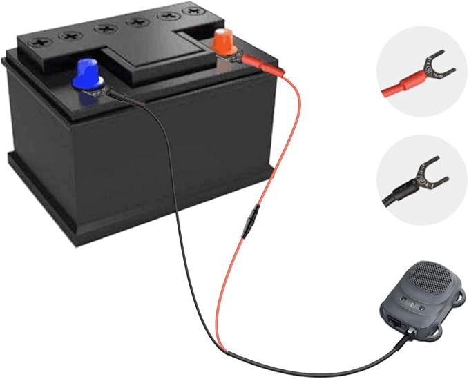 Angveirt Under Hood Rodent Repeller Ultrasonic Rodent Repellent for Car Engine Rat Deterrent Keep Mice Out of Vehicle 24V 12V Mouse Repeller Wires RV Protection 2 Pack