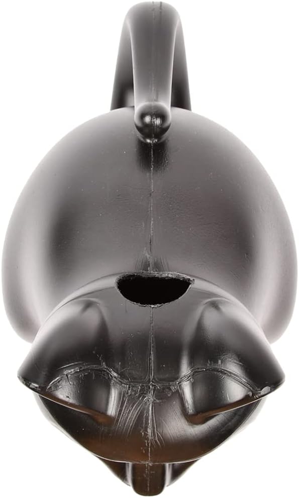 Esschert Design Cat Watering Can, Plastic, Black