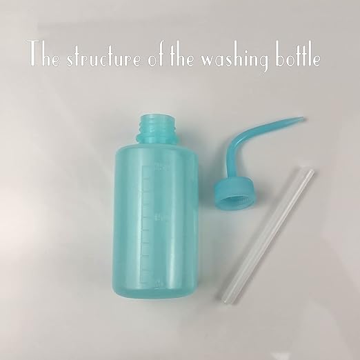 Valchoose Medical Squeeze Bottle 250ml, 8.5oz, Premium (Blue) Wash Bottle LDPE No Leaking （1Pack）