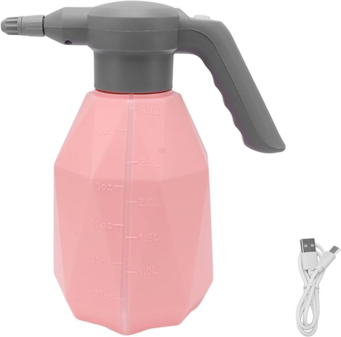 3L Electric Spray Bottle, Plant Mister Automatic Watering Can Rechargeable Battery Powered Sprayer for Garden Indoor Outdoor Plants Cleaning (Standard)