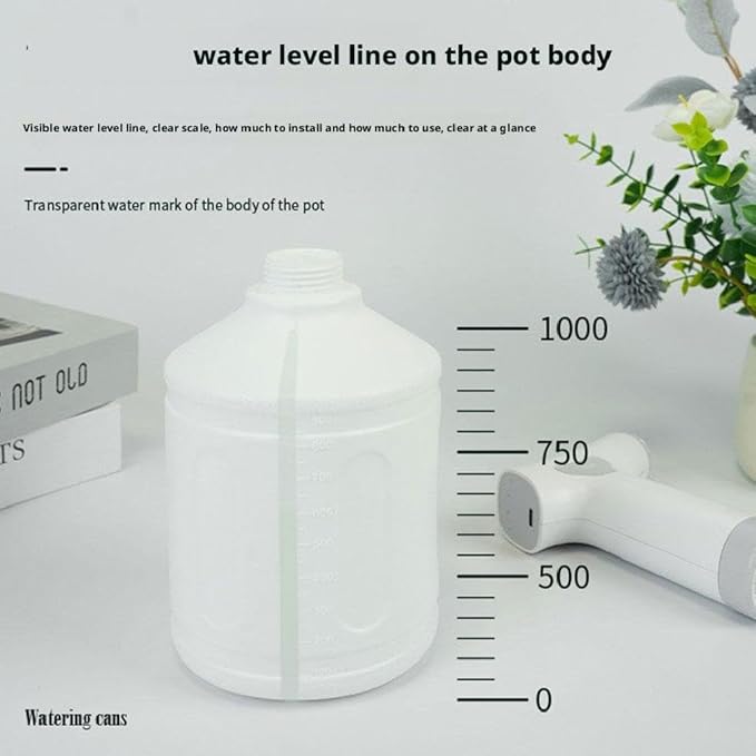 Electric Spray Bottle, 1L Rechargeable Battery Powered Electric Sprayer Watering Can Indoor Plants, Handheld Automatic Plant Sprayer for Garden, 2 Water Spraying Modes