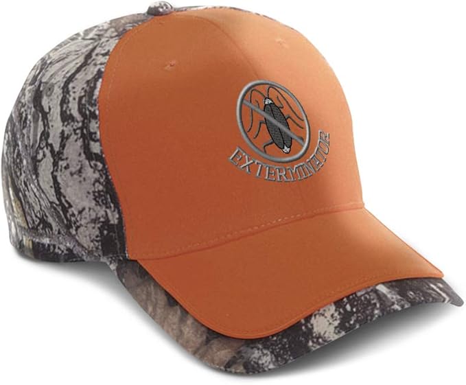 Camo Baseball Cap Exterminator B Embroidery Hats for Men & Women