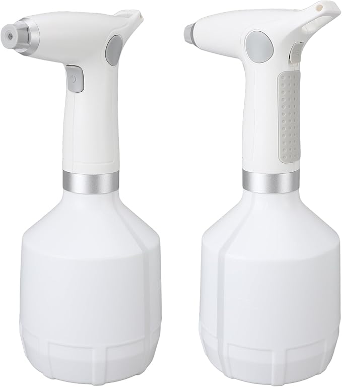 Acouto Electric Spray Bottle, USB Rechargeable Multifunctional with Nozzle Electric Plant Sprayer for Indoor Outdoor Garden