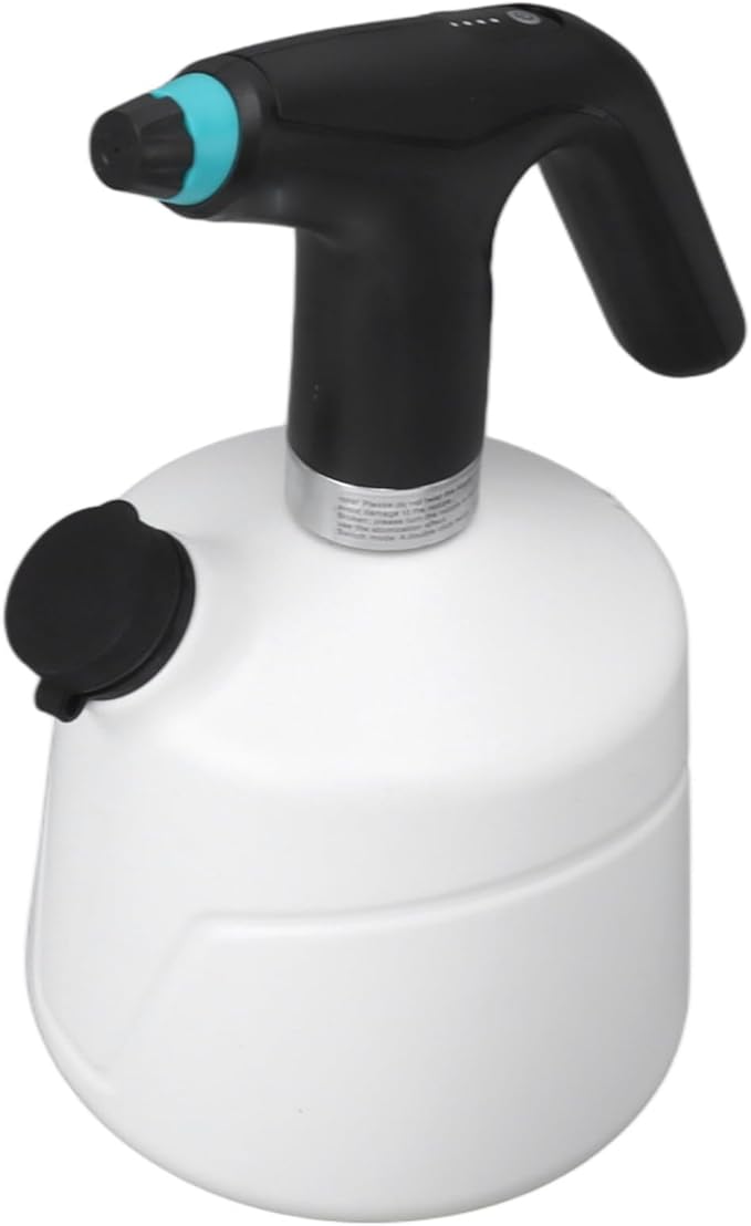 Dioche Electric Plant Spray Bottle with Large Capacity & Rechargeable Battery, Automatic Garden Tool for Indoor & Outdoor Use, Black (Black)