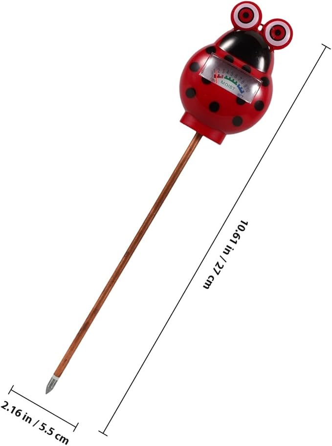 Veemoon Garden Soil Moisture Tester and Plants Moisture Meter Portable Single-Needle Soil Sensor for Indoor Outdoor Gardening with Beetle-Shaped Design