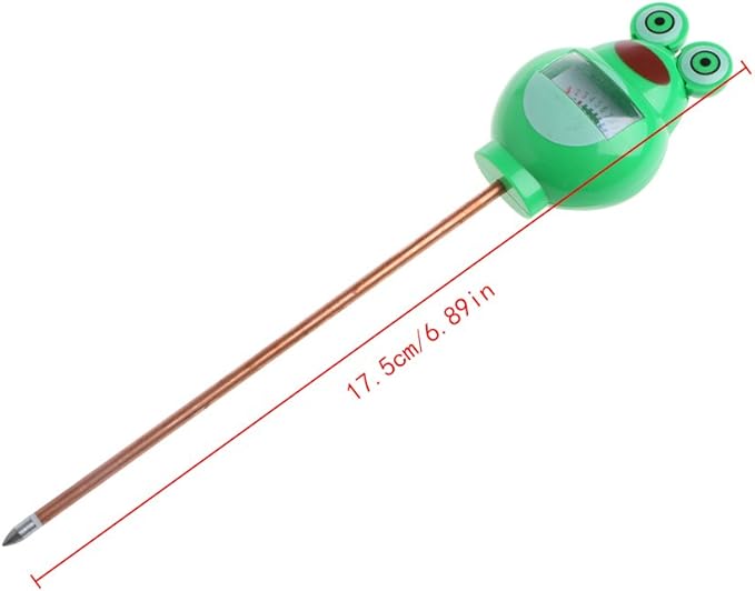 Frog Soil Moisture Tester Humidimetre Meter Detector Garden Plant Flower Testing Tool Red